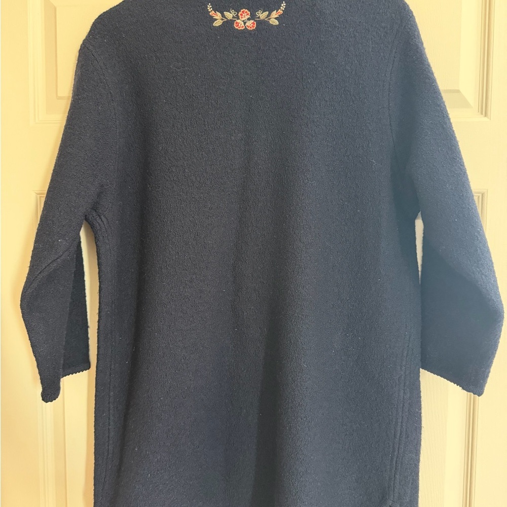 MAT BOILED WOOL VEST - Picture 5 of 5